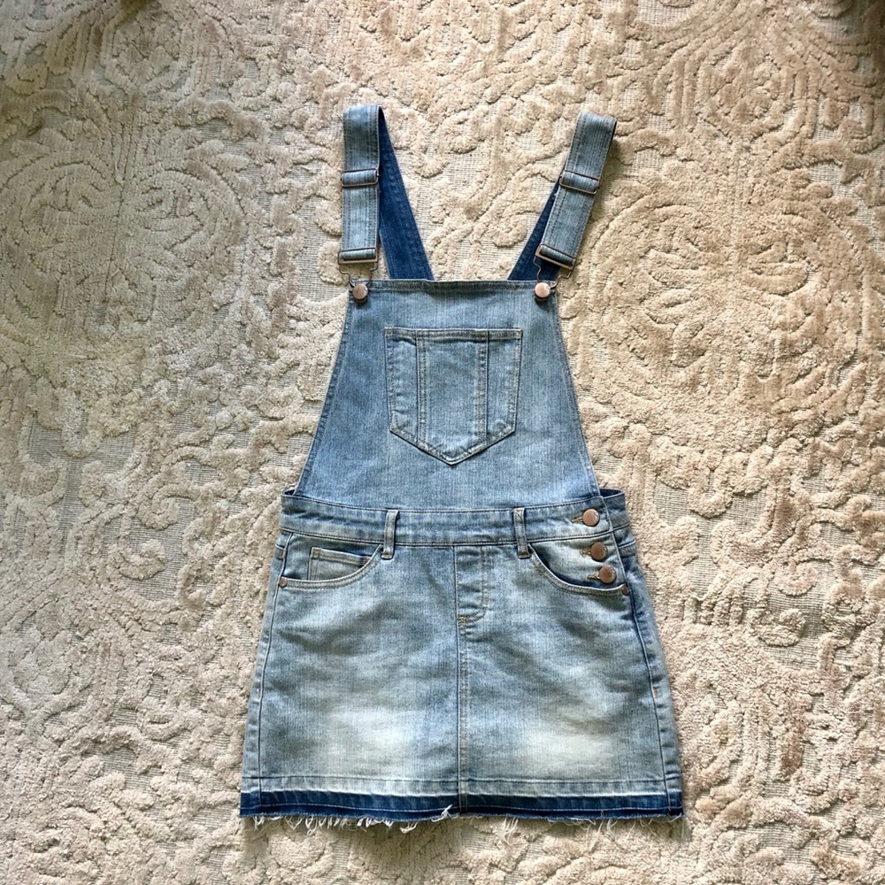 Dollhouse Overall Jean Skirt